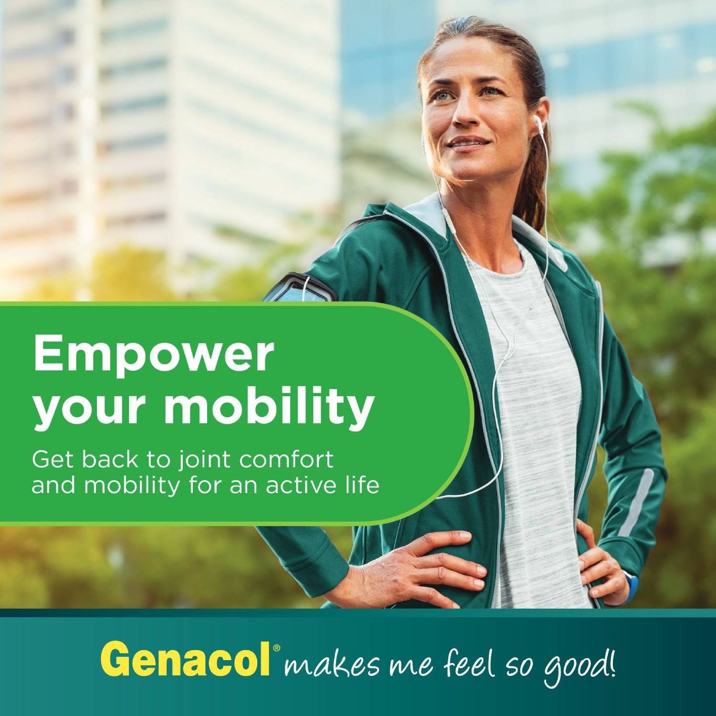 Woman empowered by Genacol Joint & Mobility