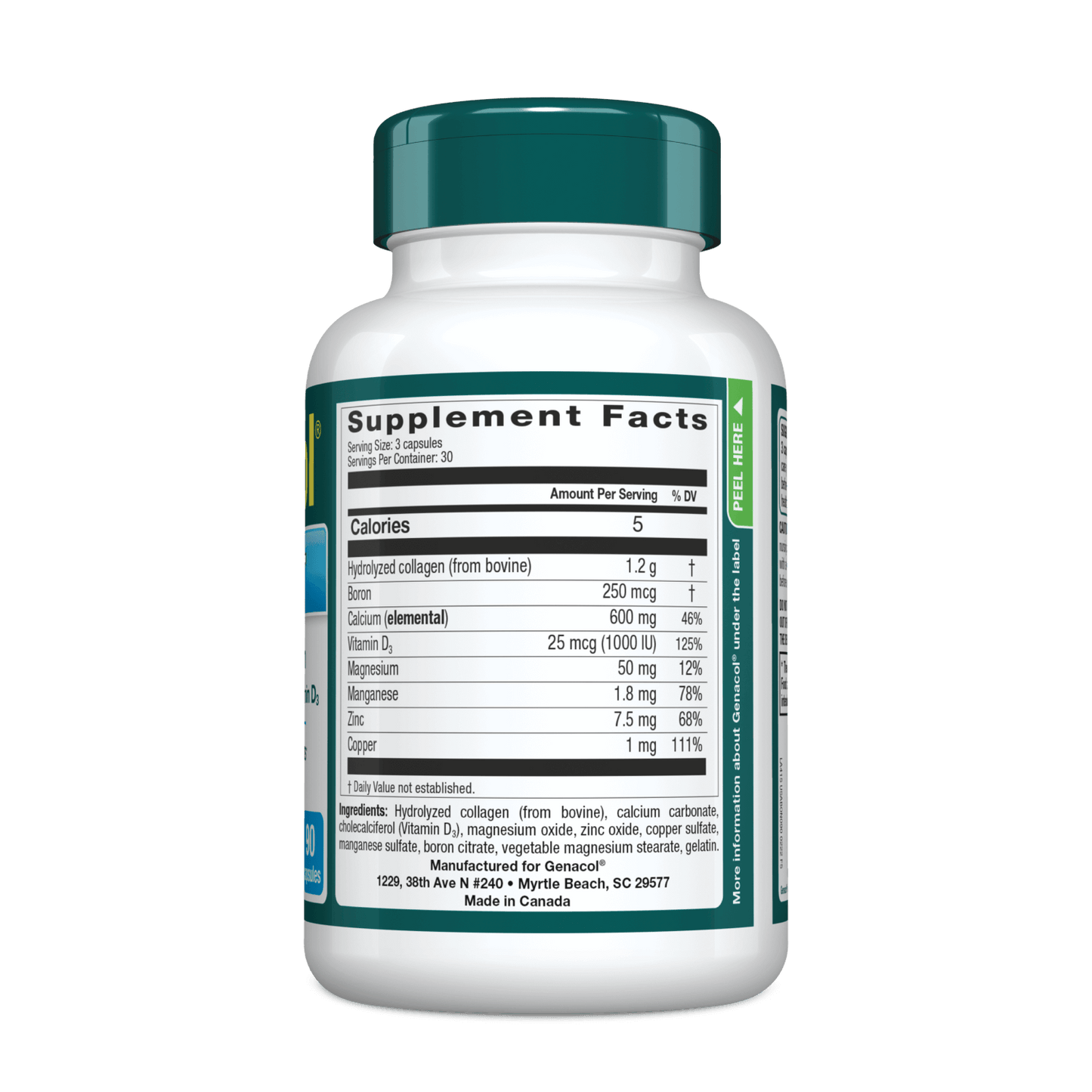 Genacol USA Bone & Joint left side