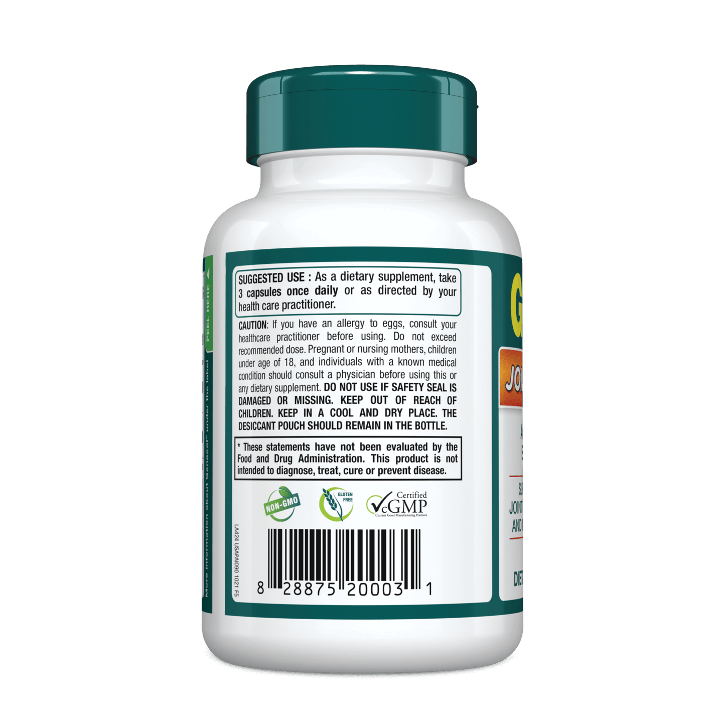 Genacol USA Joint & Mobility 90 capsules right side