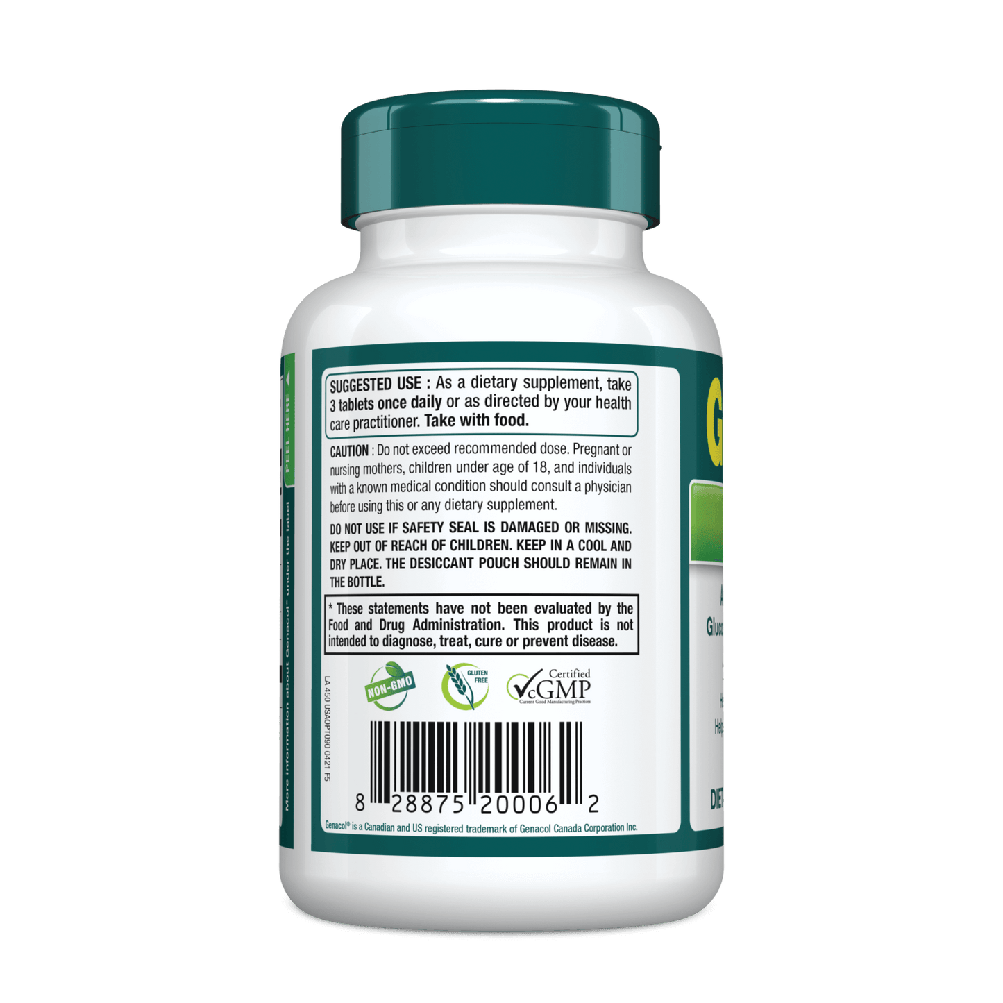 Genacol USA Optimum 90 Tablets right side