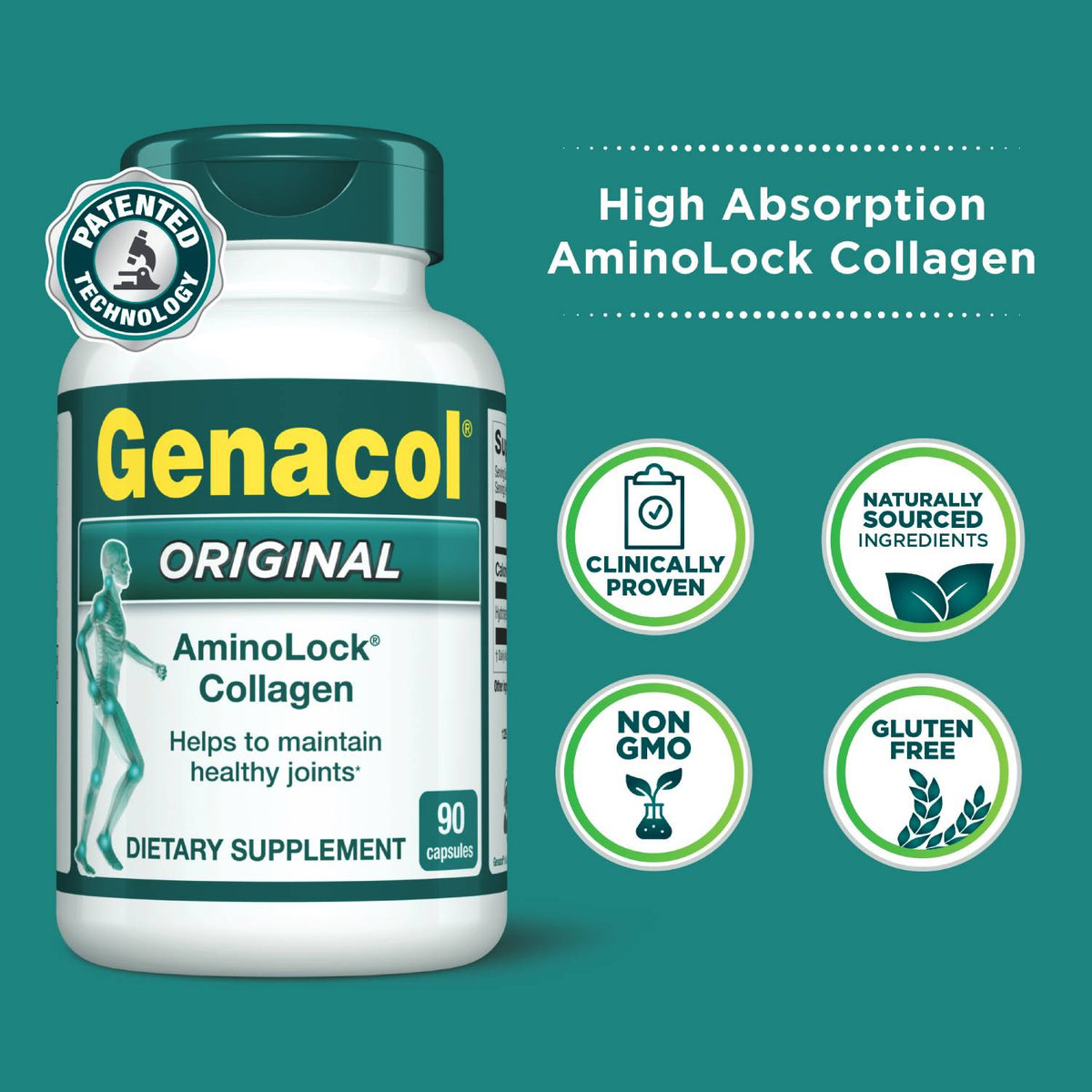 Gencol Genacol USA - Collagen Supplement for Joint Health